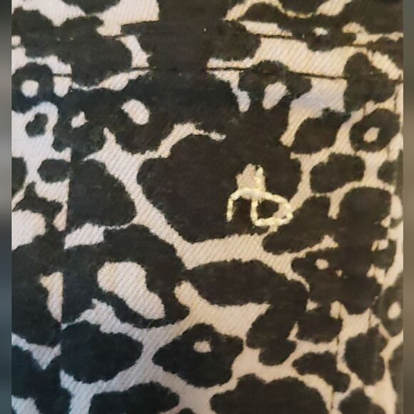 Rag & Bone Animal Print Amoeba Skinny Stretch Denim Jeans Sz 25 - Picture 5 of 11